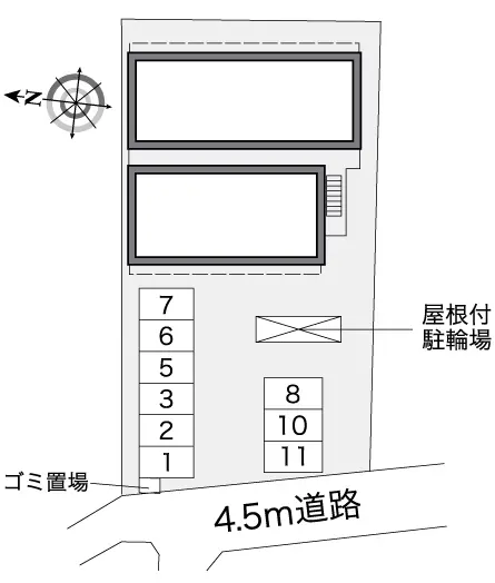 ★手数料０円★八尾市南本町　月極駐車場（LP）